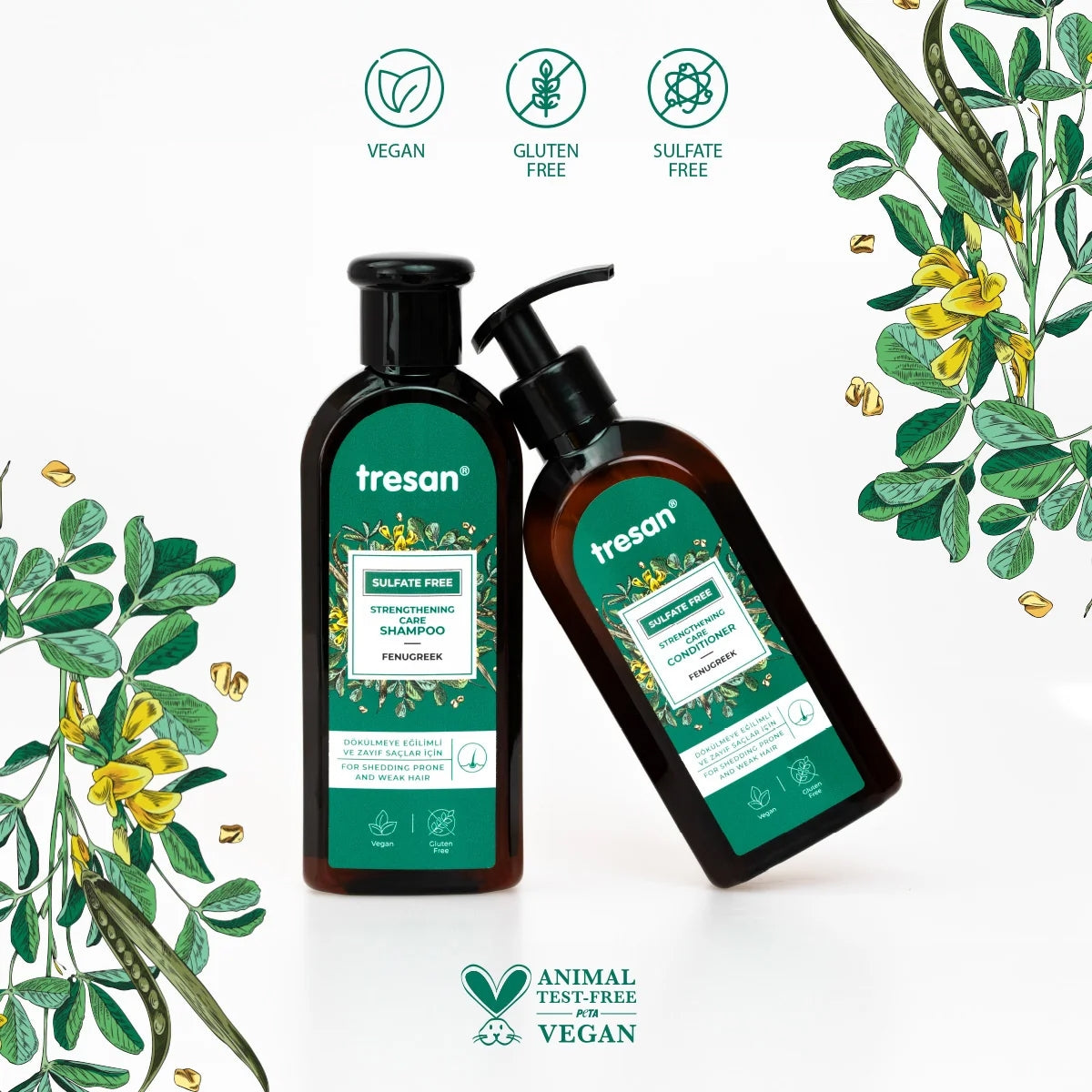 Şampuan Çemen Otu Güçlendirici Sülfatsız 300 ml
