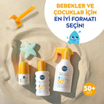 Hassas Koruma Bebek ve Çocuk Güneş Spreyi SPF50 270 ml
