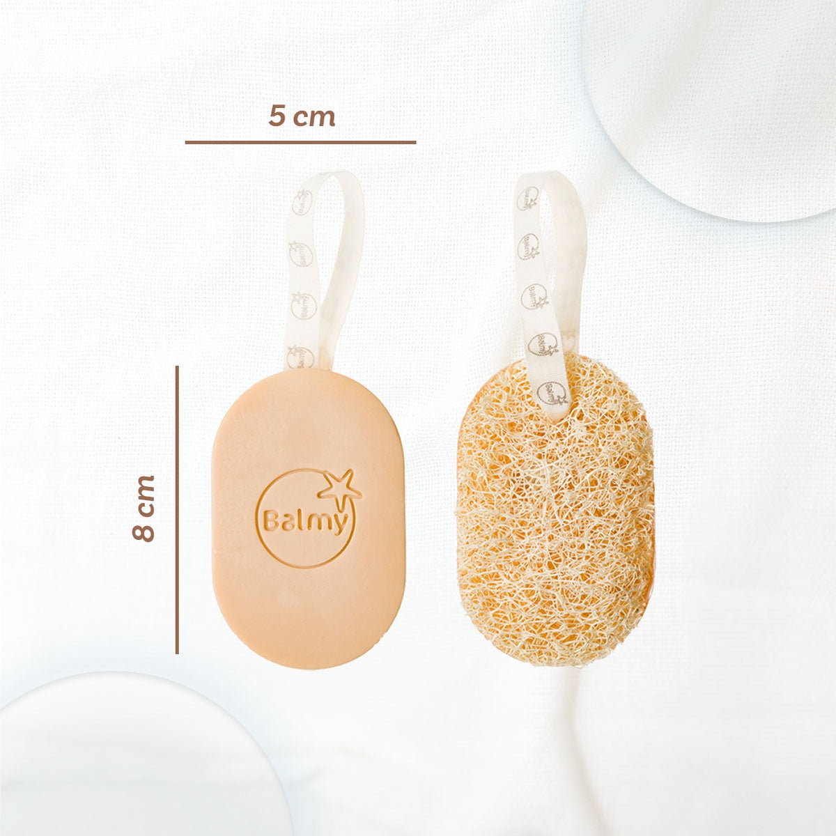 Doğal Kabak Lifli Amber Wood ve White Musk Sabun