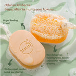 Doğal Kabak Lifli Amber Wood ve White Musk Sabun