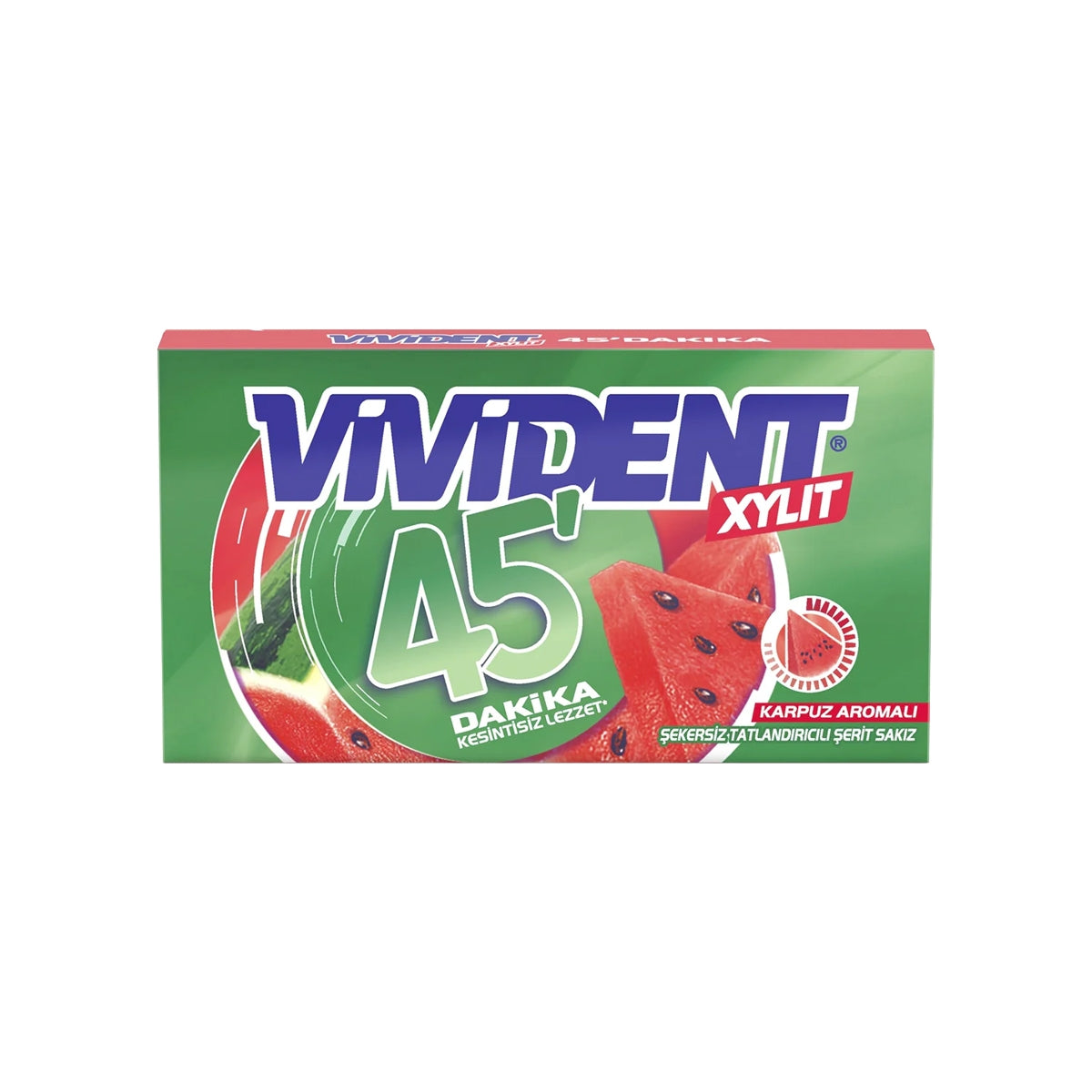 Vıvıdent Sakız 45DK Cuzdan Karpuz
