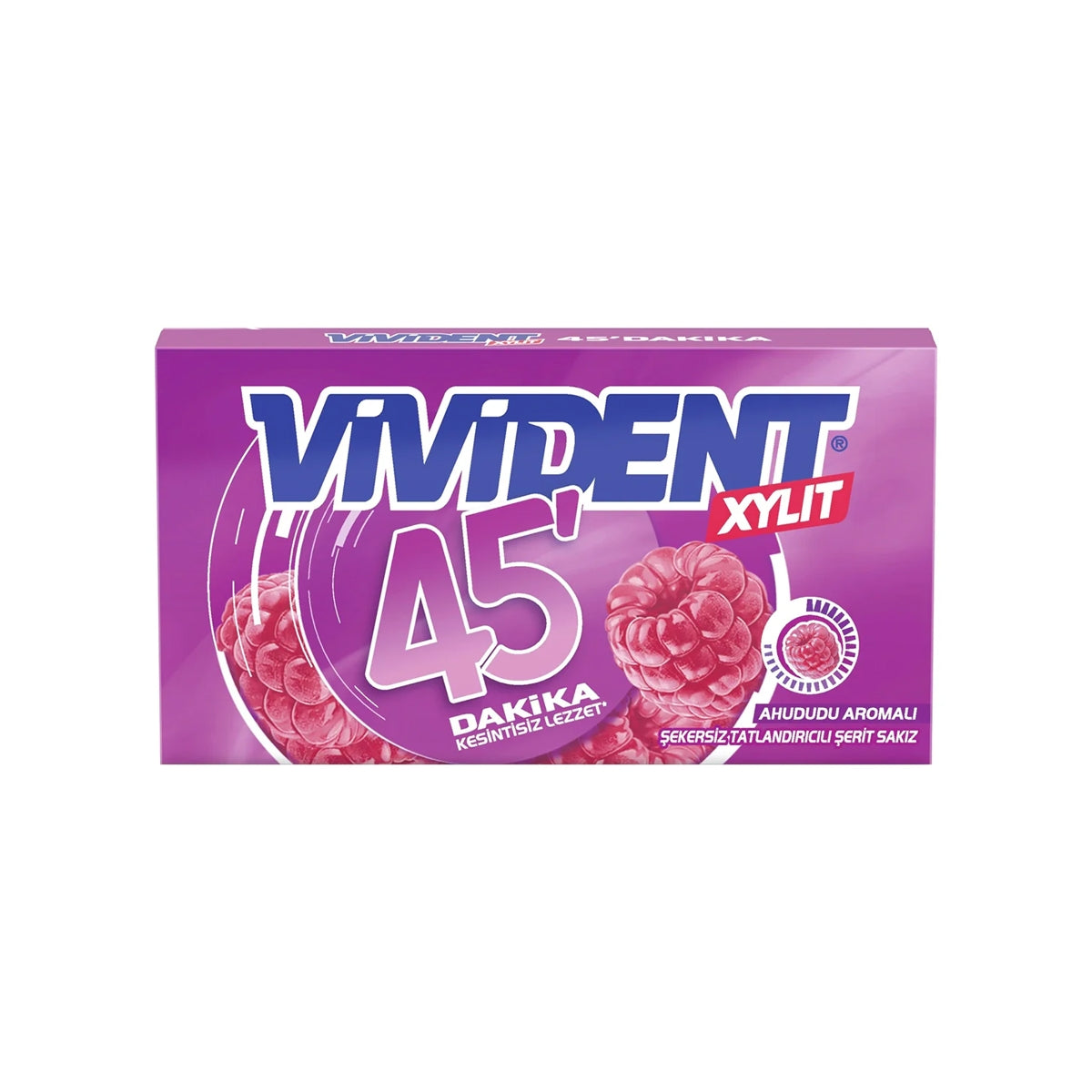Vıvıdent Sakız 45DK Cuzdan Ahududu
