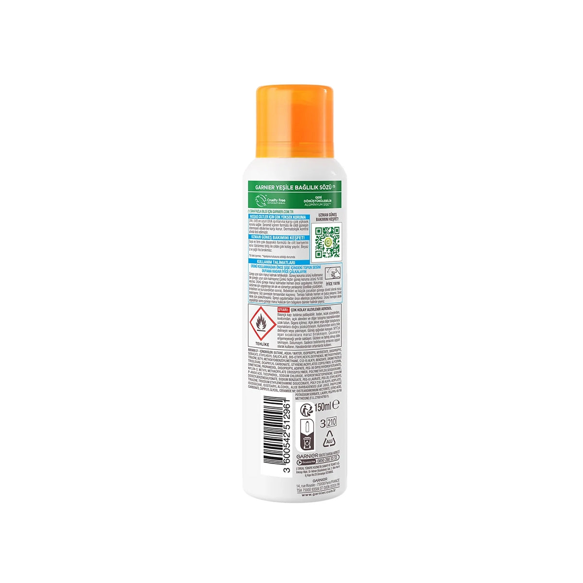 SENSITIVE ADVANCED SPREY MIST SPF50+ 150ML