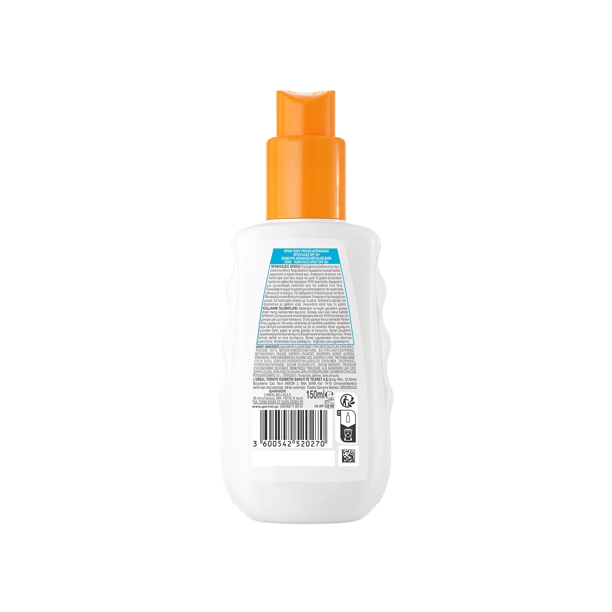 SENSITIVE ADVANCED KIDS SPREY SPF50 150 ML