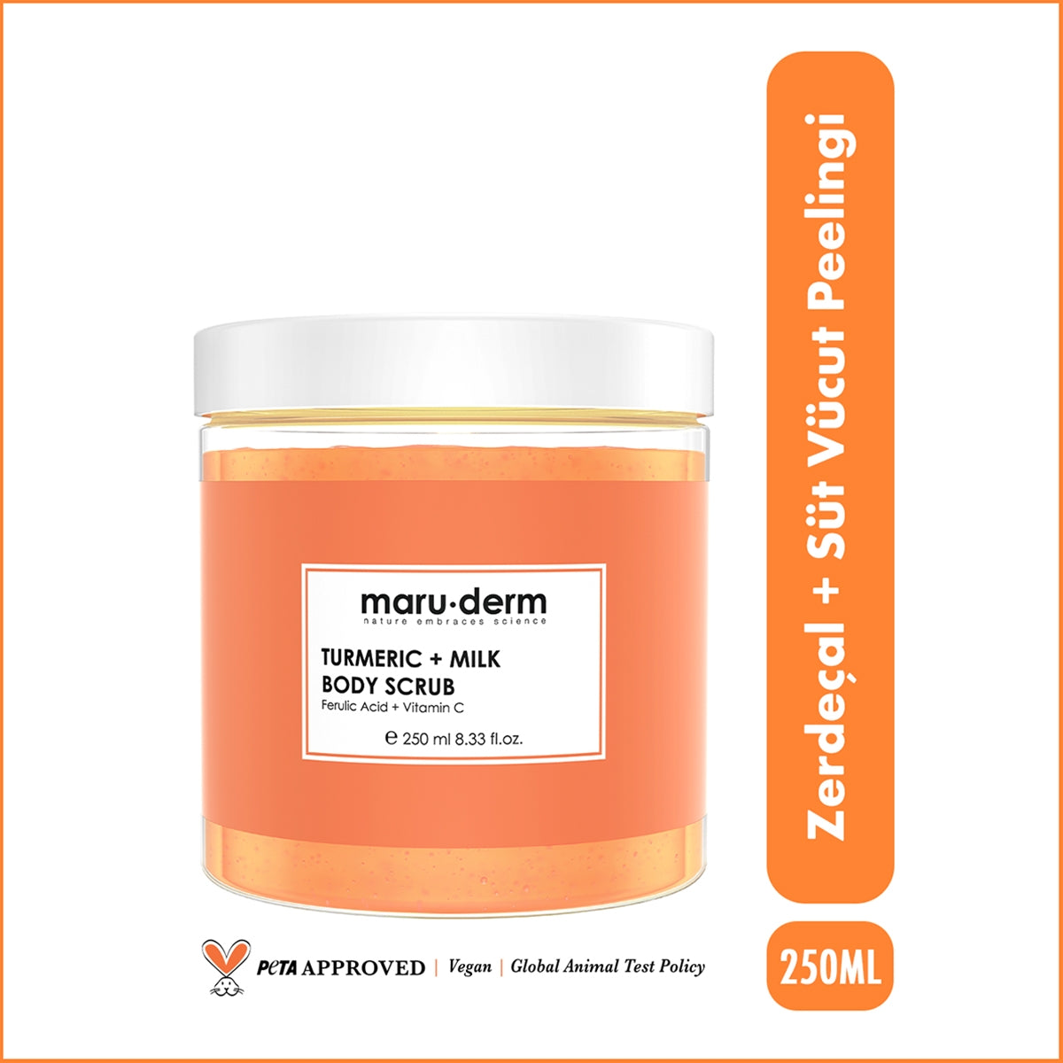 C Vitaminli Zencefil Özlü Vücut Peelingi 250 ml