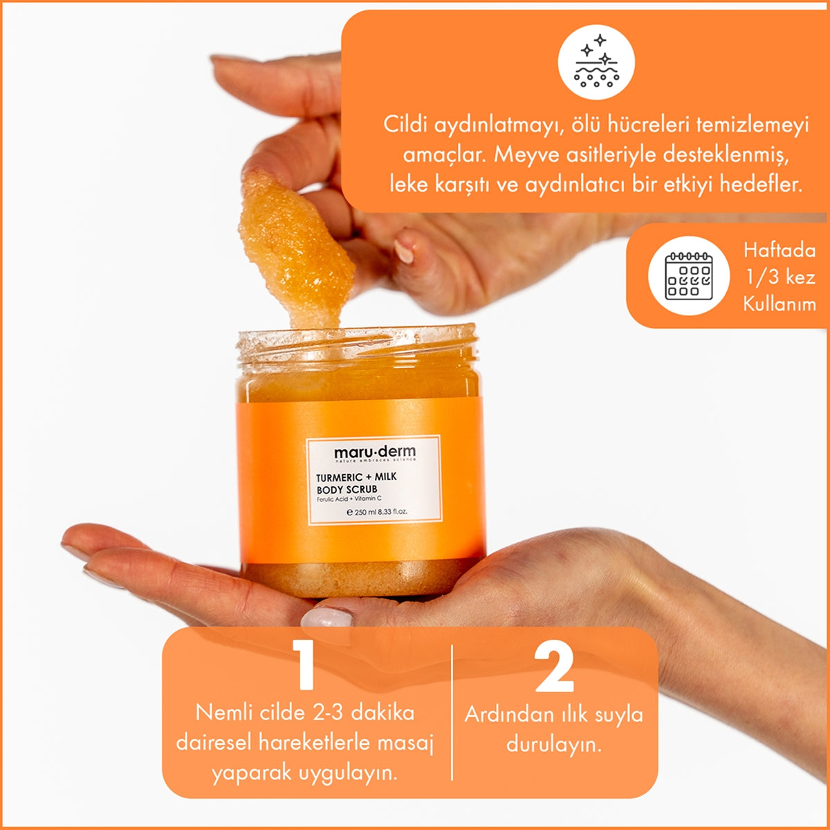 C Vitaminli Zencefil Özlü Vücut Peelingi 250 ml