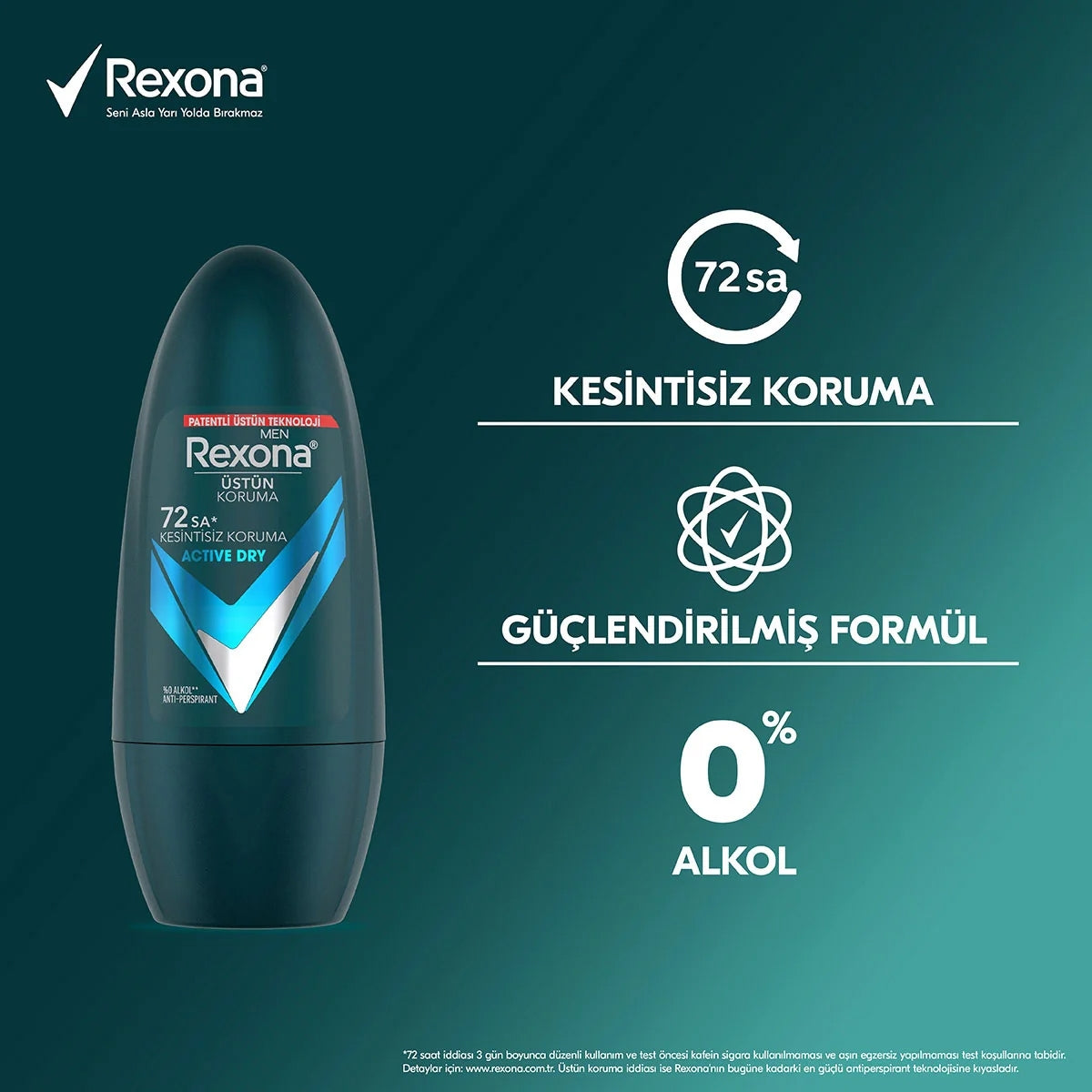Erkek Roll On Active Dry 50 ml