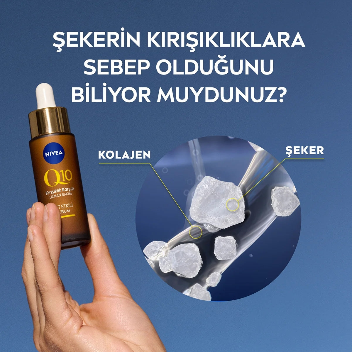 KIRISIKLIK KARSITI YUZ BAKIM SERUMU Q10 30 ML
