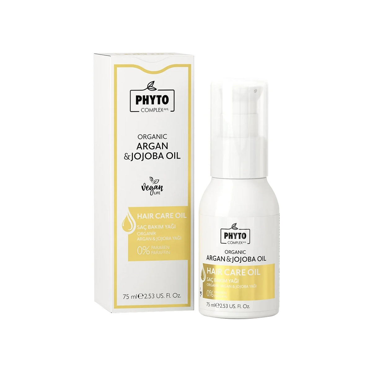 Organic Argan ve Jojoba Saç Bakım Yağı