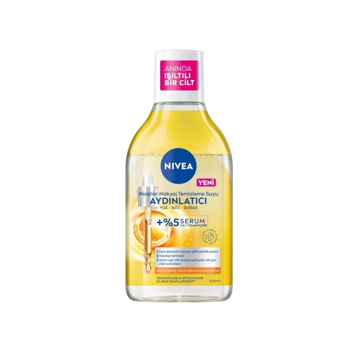 MAKYAJ TEMIZLEME SUYU AYDINLATICI 400 ML