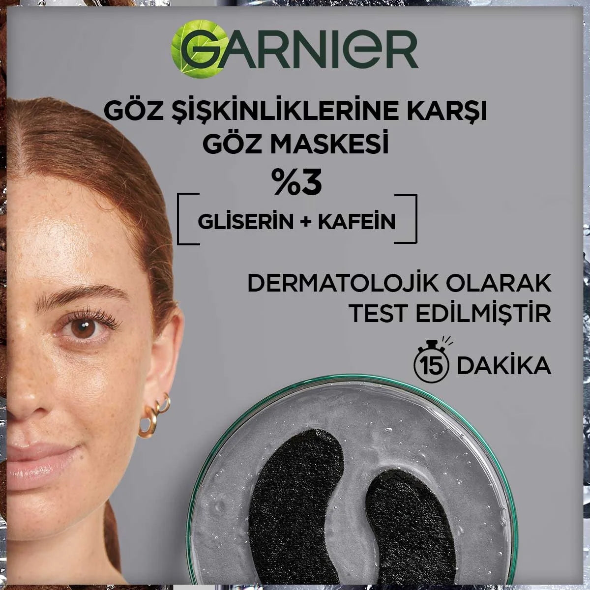 Kömür ve Kafeinli Göz Maskesi 5 gr