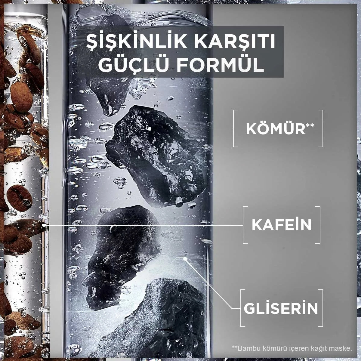Kömür ve Kafeinli Göz Maskesi 5 gr