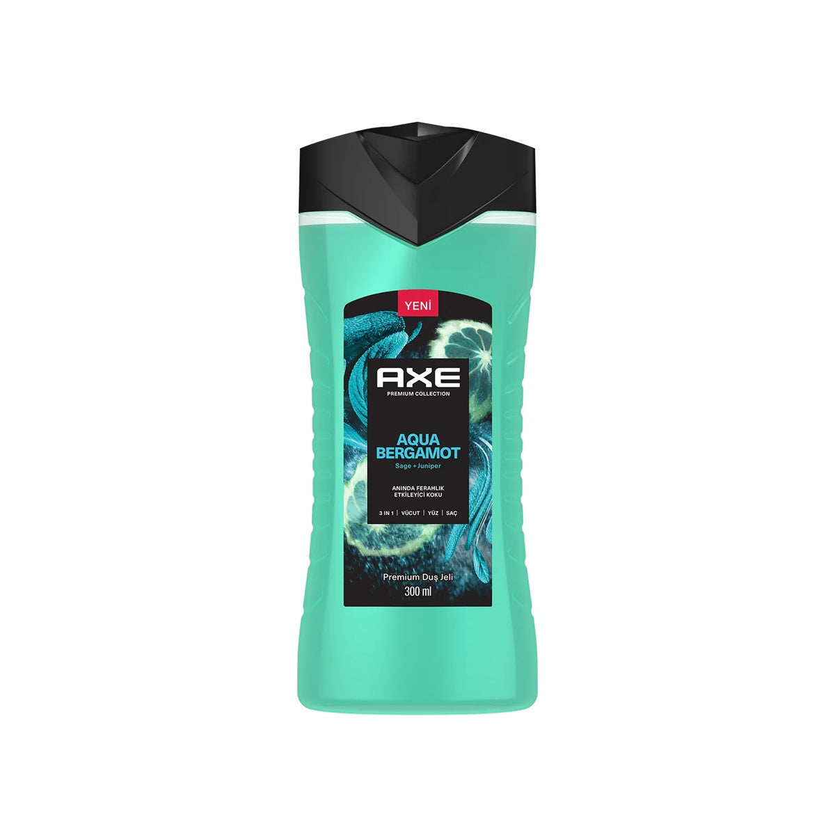 Erkek Duş Jeli Agua Bergamot 3IN1 300 Ml