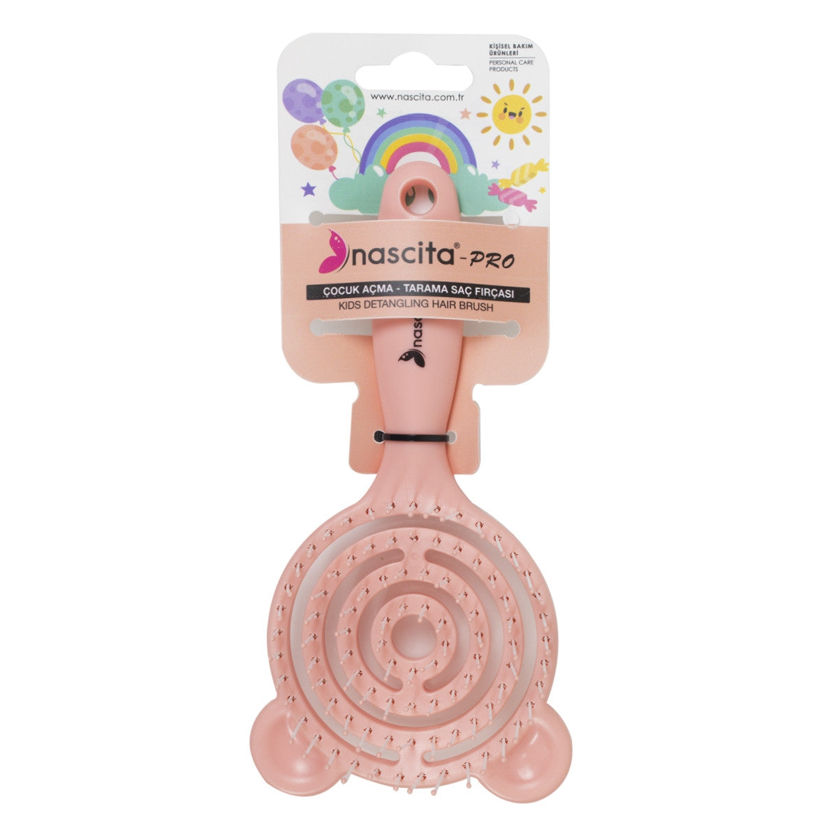 Pro Pembe Çocuk Saç Fırçası