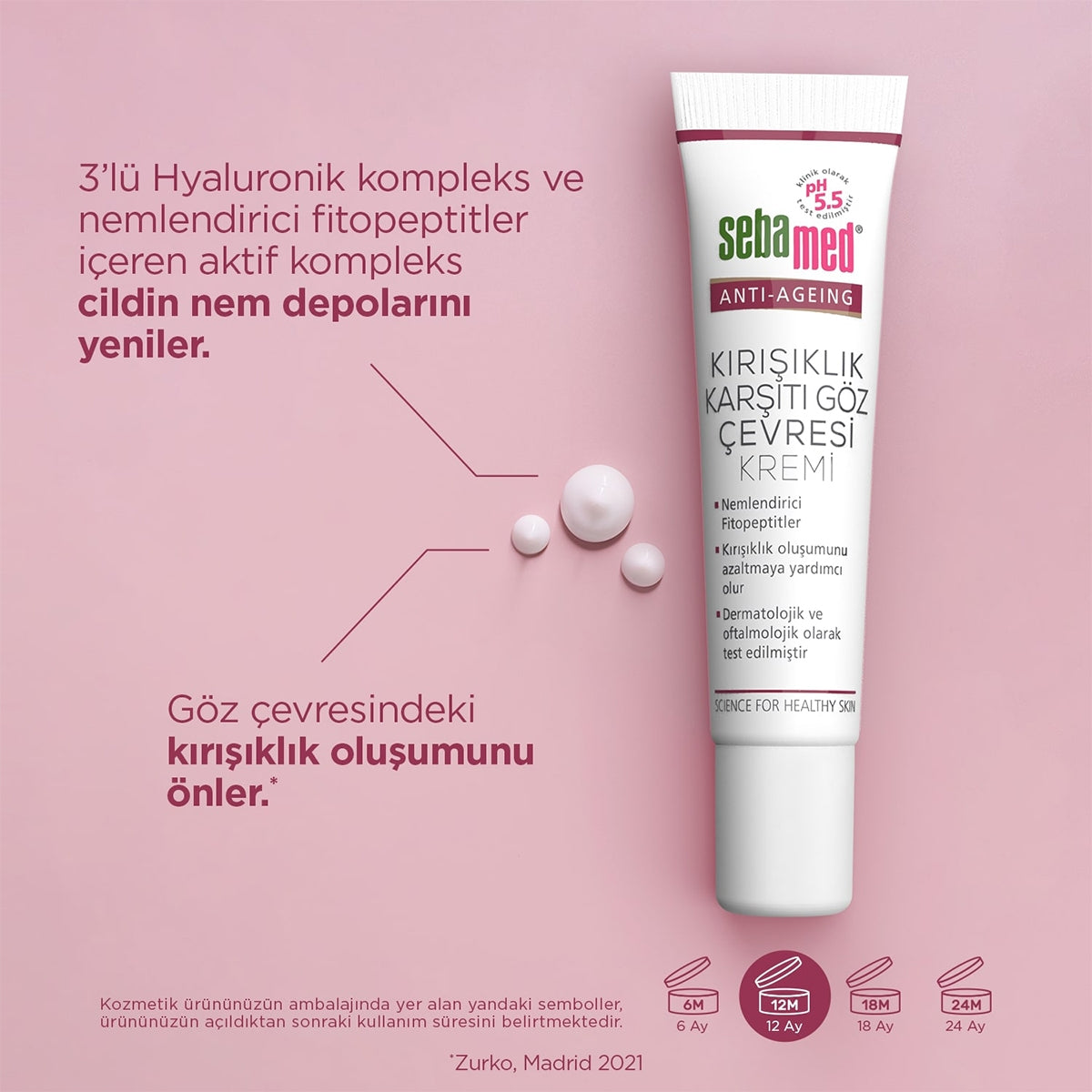 YASLANMA KARSITI GOZ KREMI WRINKLE FILLER 15 ML