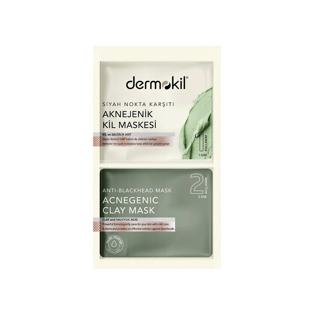 SİYAH NOKTA KARŞITI KİL MASKE 2*7,5 ML
