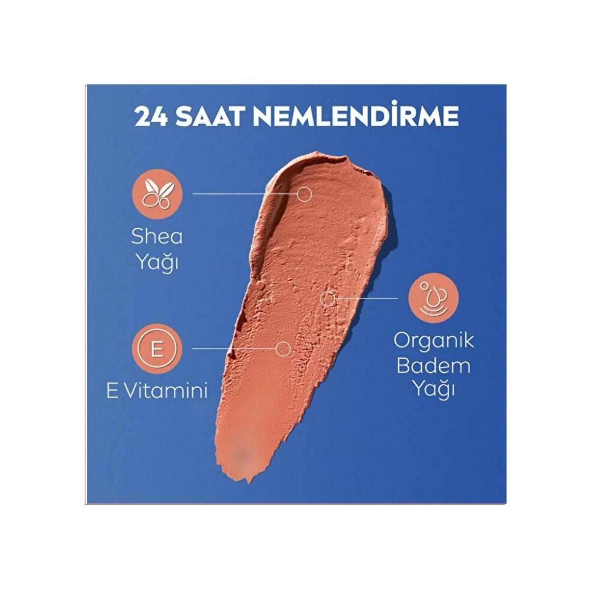 Caring Beauty Dudak ve Allık Nude SPF30 4,8 g