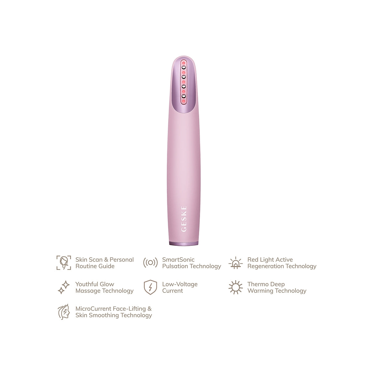 Cilt Sıkılaştırıcı Lift Mikro 7 Fonksiyonlu Pembe