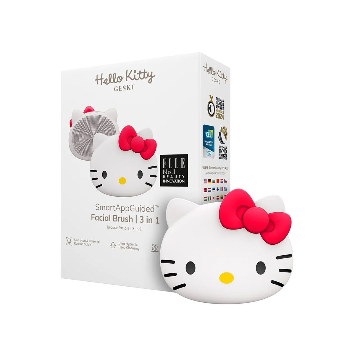 Yüz Temizleme Fırçası 3 Fonksiyonlu Hello Kitty Beyaz