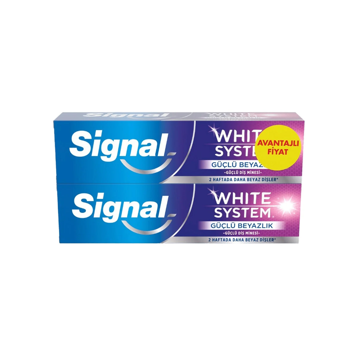 DIS MACUNU WHITE SYSTEM GUCLU BEYAZLIK 2X75 ML
