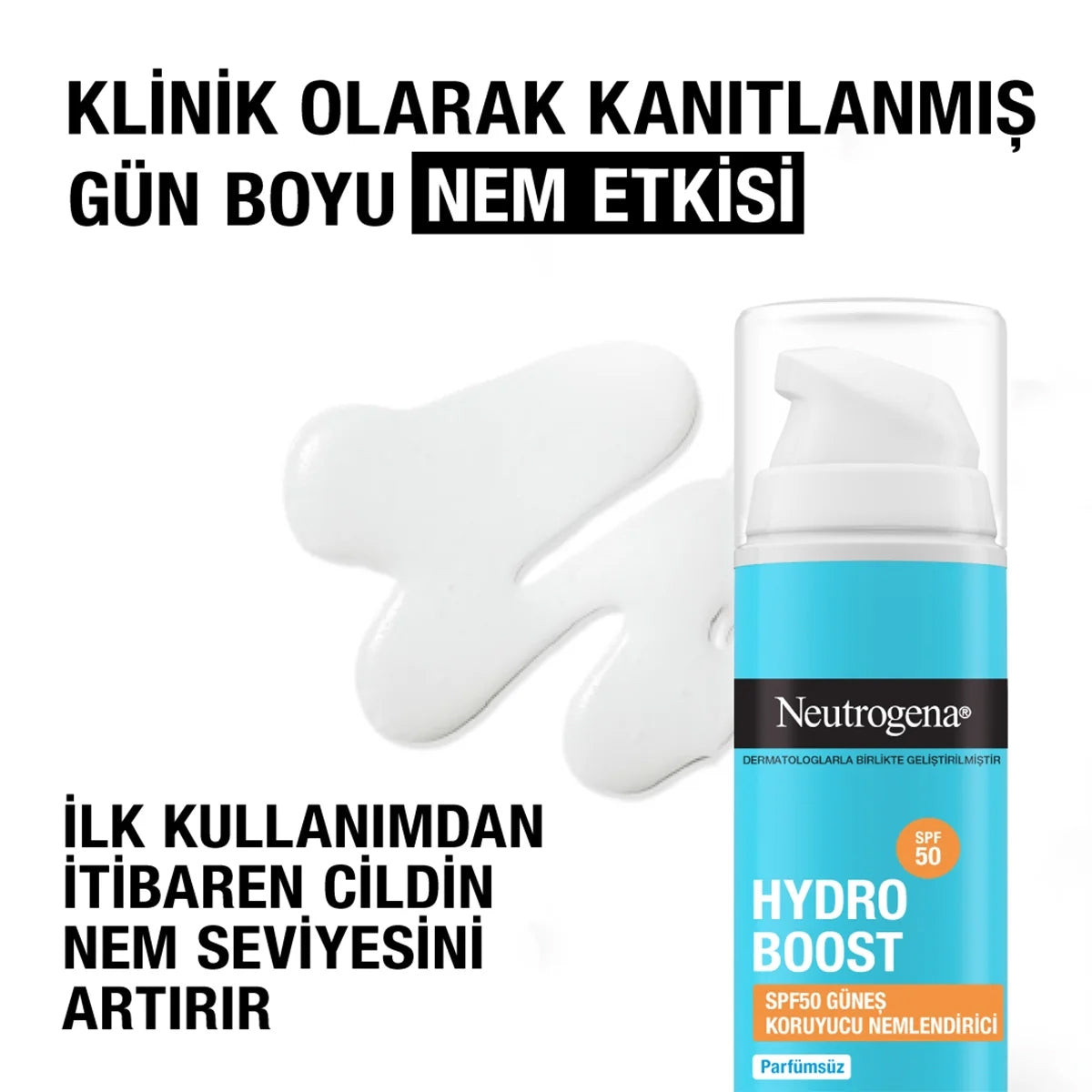 Hydro Boost SPF50 Güneş Koruyucu Nemlendirici 50 ml
