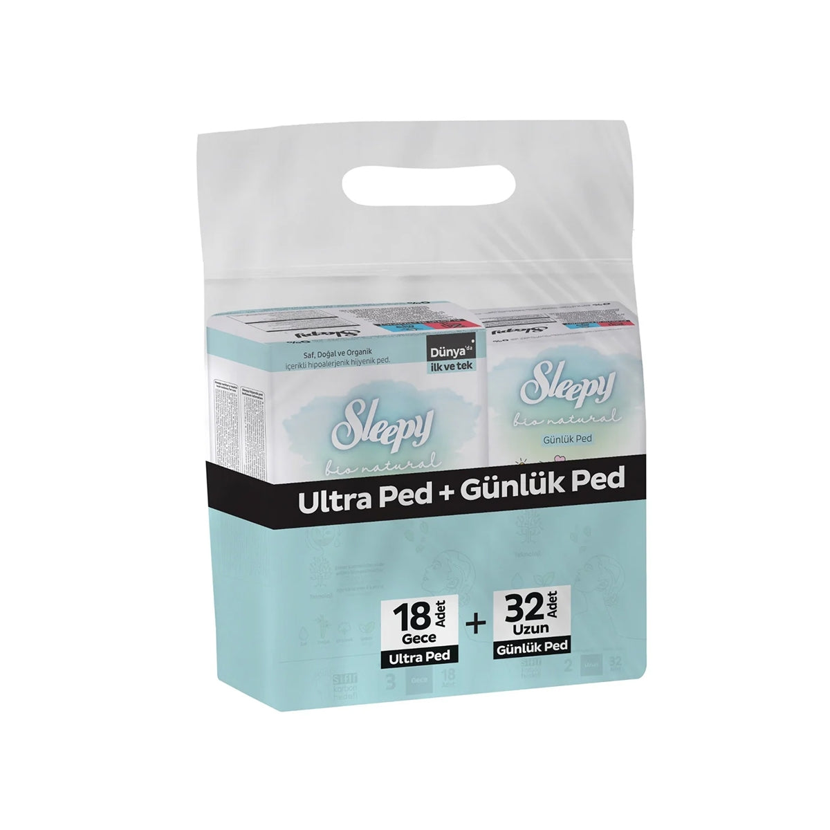 Hijyenik Ped Bio Ultra Gece+Günlük (18+32)
