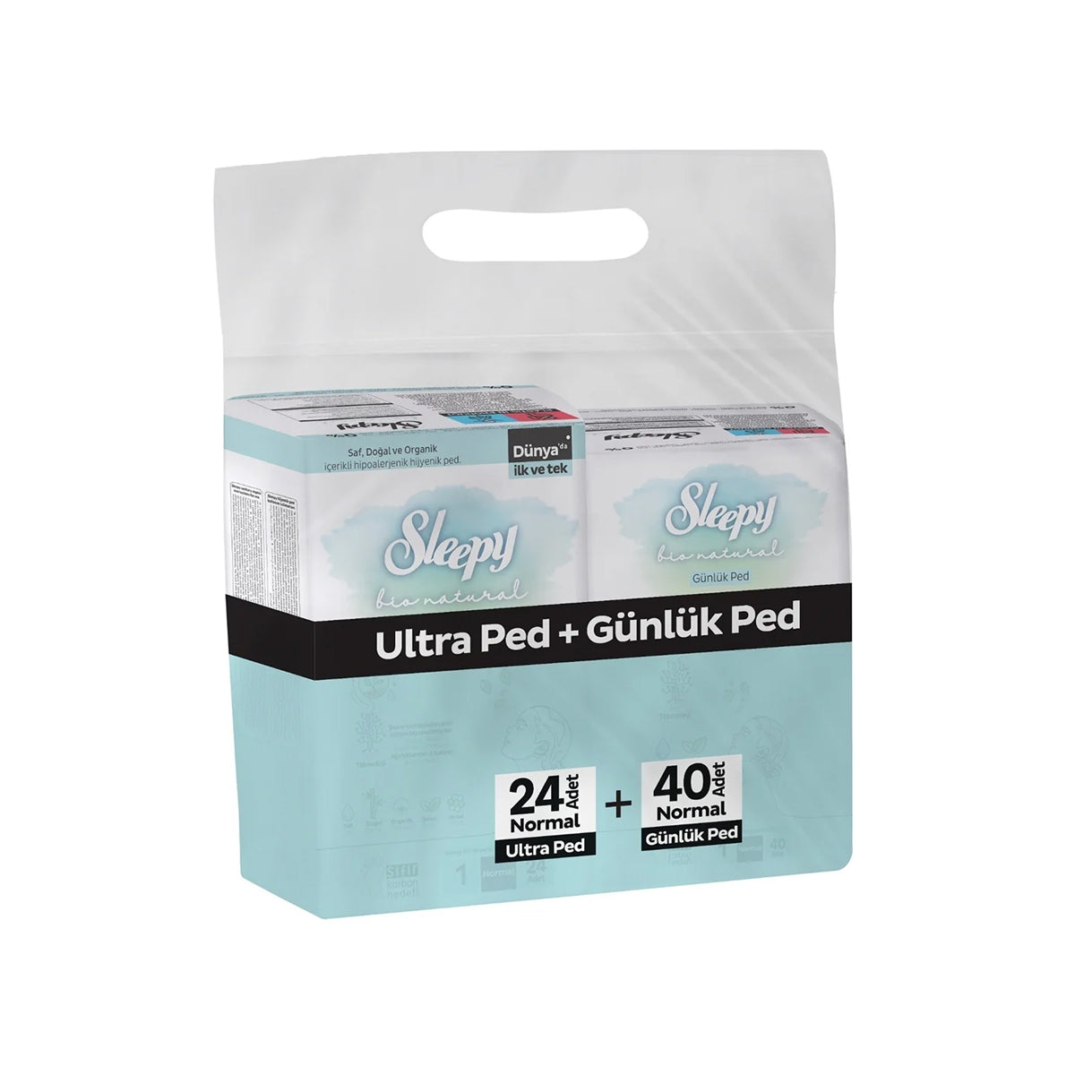 Hijyenik Ped Bio Ultra Normal+Günlük (24+40)
