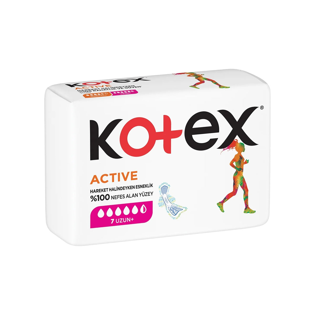 Hijyenik Ped Active Uzun 7'Li