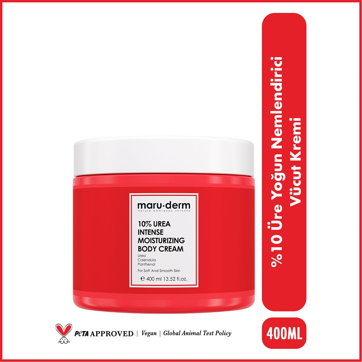 VUCUT KREMI %10 UREA YOGUN NEMLENDIRICI 400 ML