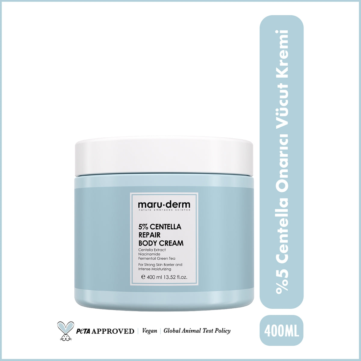 VUCUT KREMI%5 CENTELLA REPAIR 400 ML