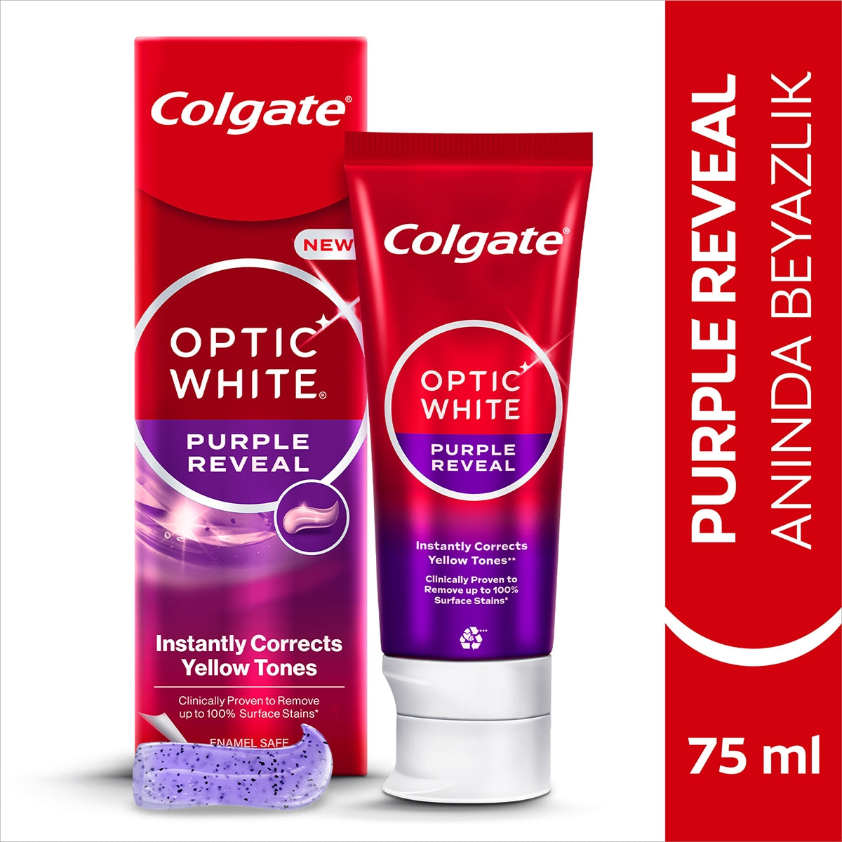 DIS MACUNU OPTIC WHITE PURPLE 75 ML