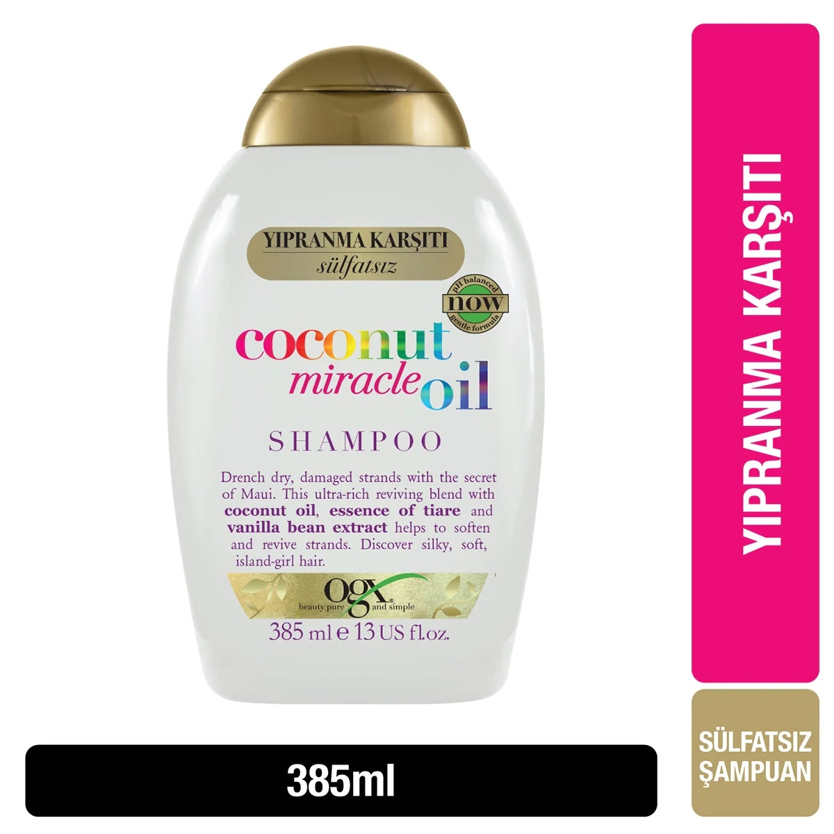 Şampuan Coconut Miracle Oil 385 Ml