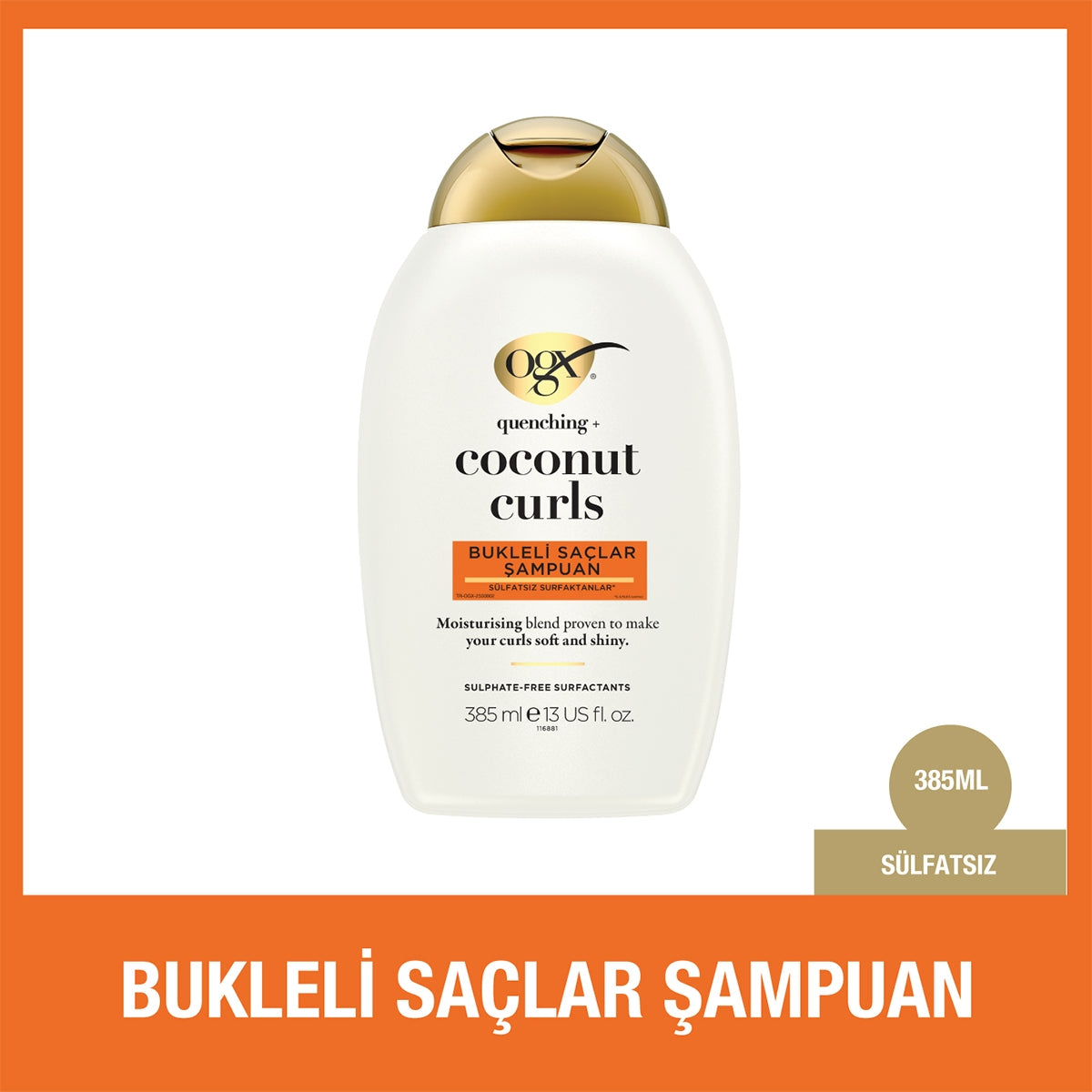 Şampuan Coconut Curls 385 Ml