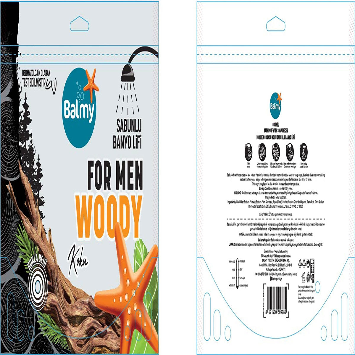 Banyo Lifi Sabunlu Odunsu For Men