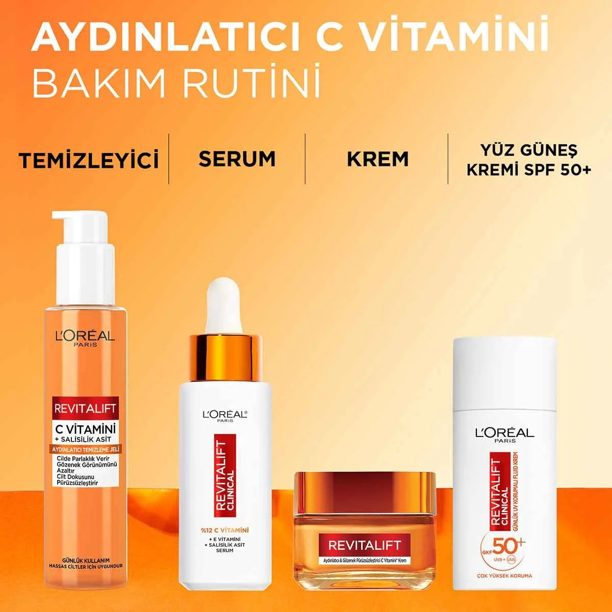 REVITALIFT YUZ KREMI AYDINLATICI C VITAMINI 50 ML
