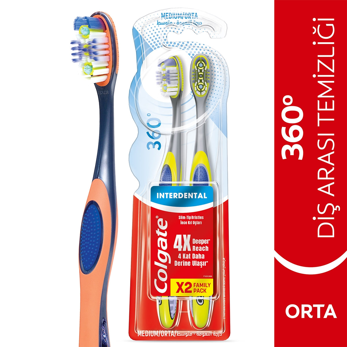 DIS FIRCASI 360 INTERDENTAL ORTA 1+1