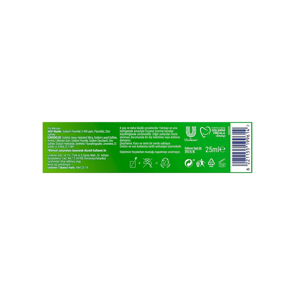 DIS MACUNU MENTHOL FRESH 25 ML