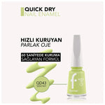 Oje Ouick Dry One-43 gREEN First