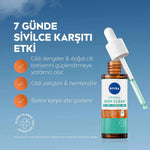 YUZ BAKIM SERUMU DERMA SKIN CLEAR SIVILCE KARSITI 30 ML
