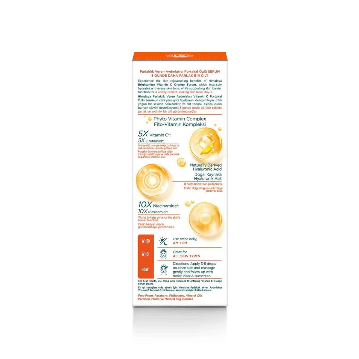 Parlaklık Veren Aydınlatıcı Vitamin C Portakal Özlü Serum 30ml
