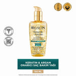 Keratin ve Argan Onarıcı Saç Bakım Yağı 150 ml