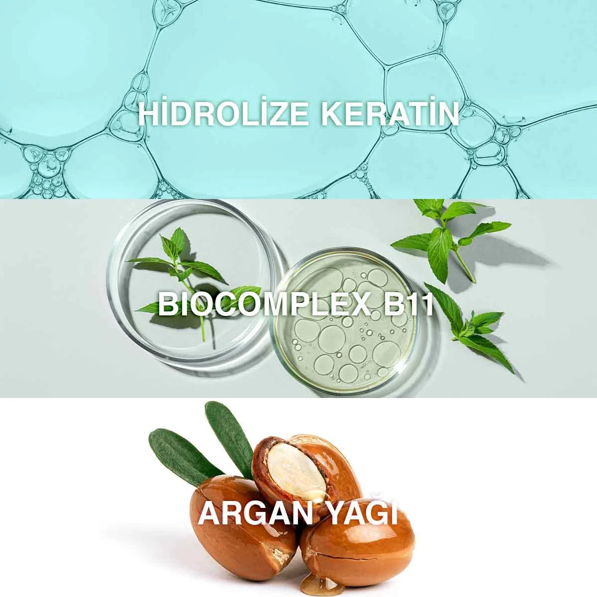 Keratin ve Argan Onarıcı Saç Bakım Yağı 150 ml