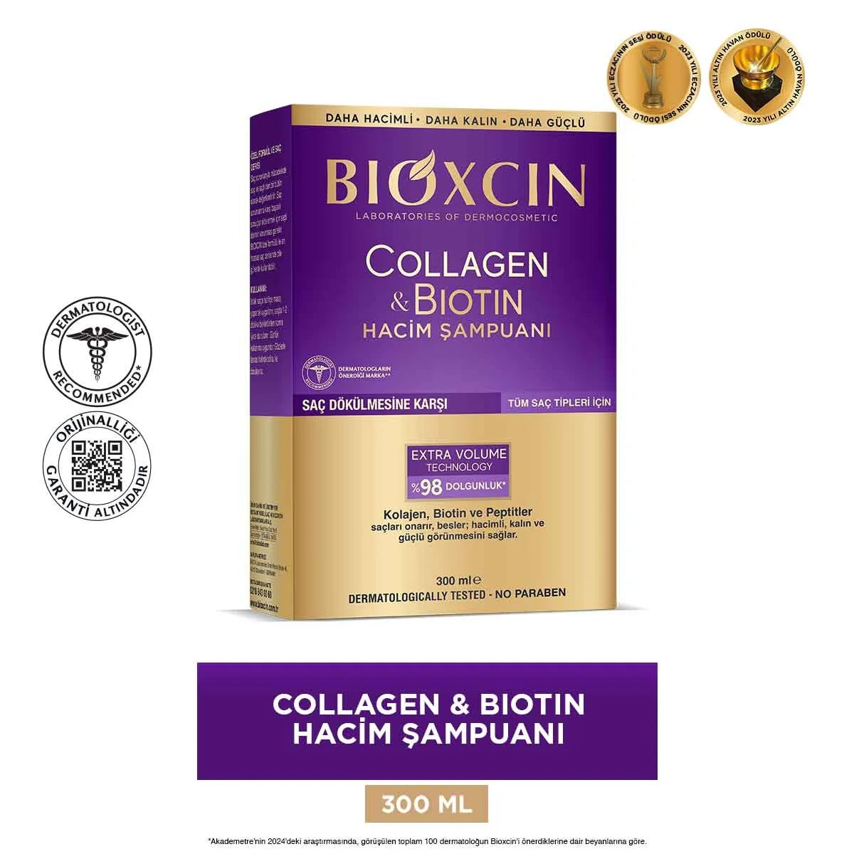 Collagen ve Biotin Hacim Şampuanı 300 ml