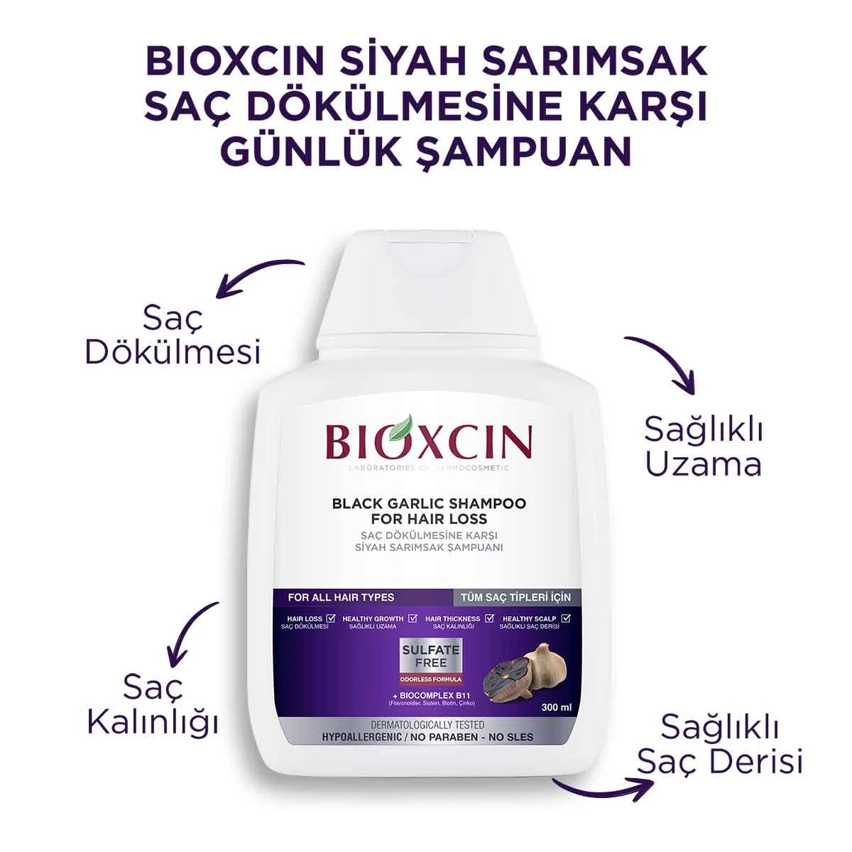 Siyah Sarımsak Şampuan 300 Ml
