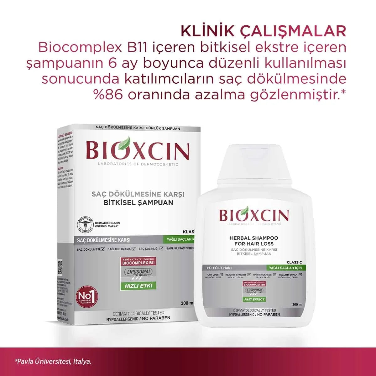 Saç Dökülmesine Karşı Yağlı Saçlar İçin Şampuan 300 Ml
