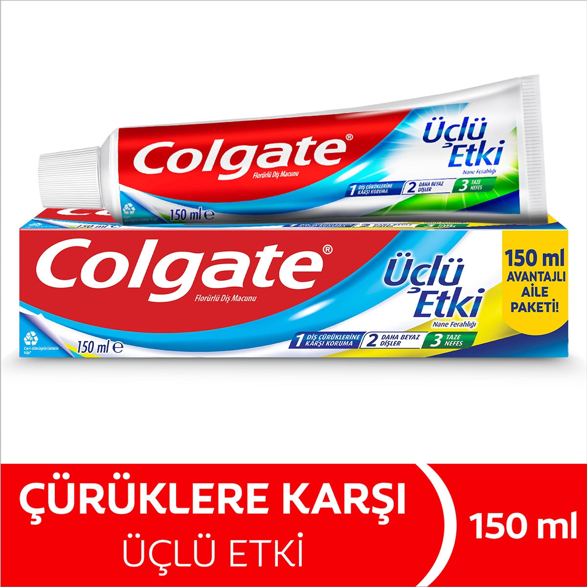 Üçlü Etki Diş Macunu 150 ml