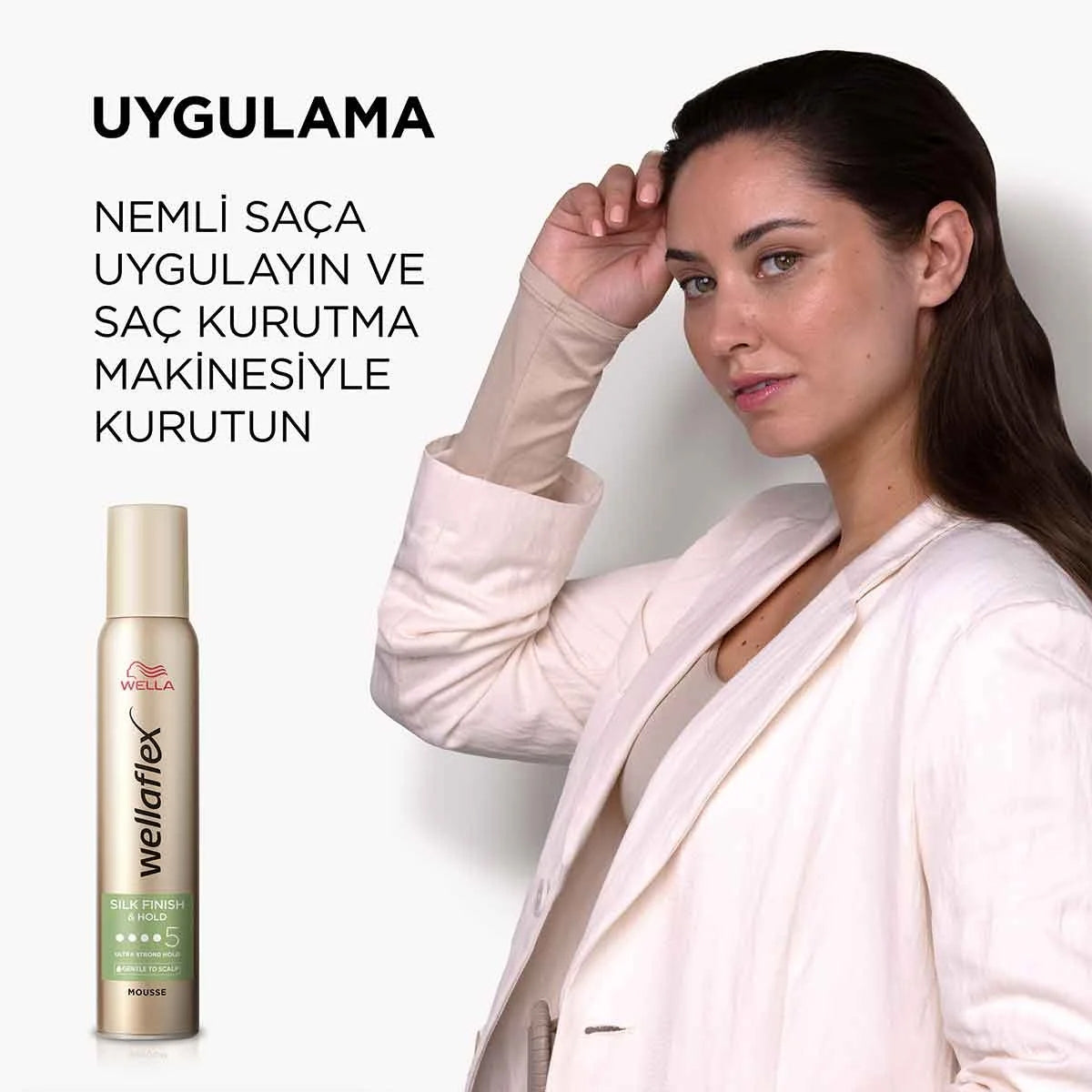 İpeksi Bitiş ve Ultra Güçlü Tutuş Saç Köpüğü 200 ml