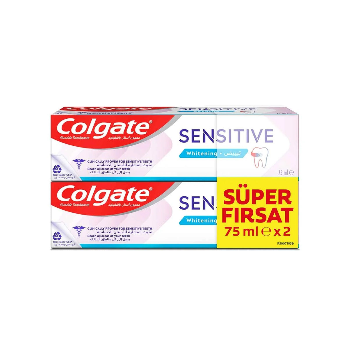 Sensitive Beyazlık Diş Macunu 2X75 ml