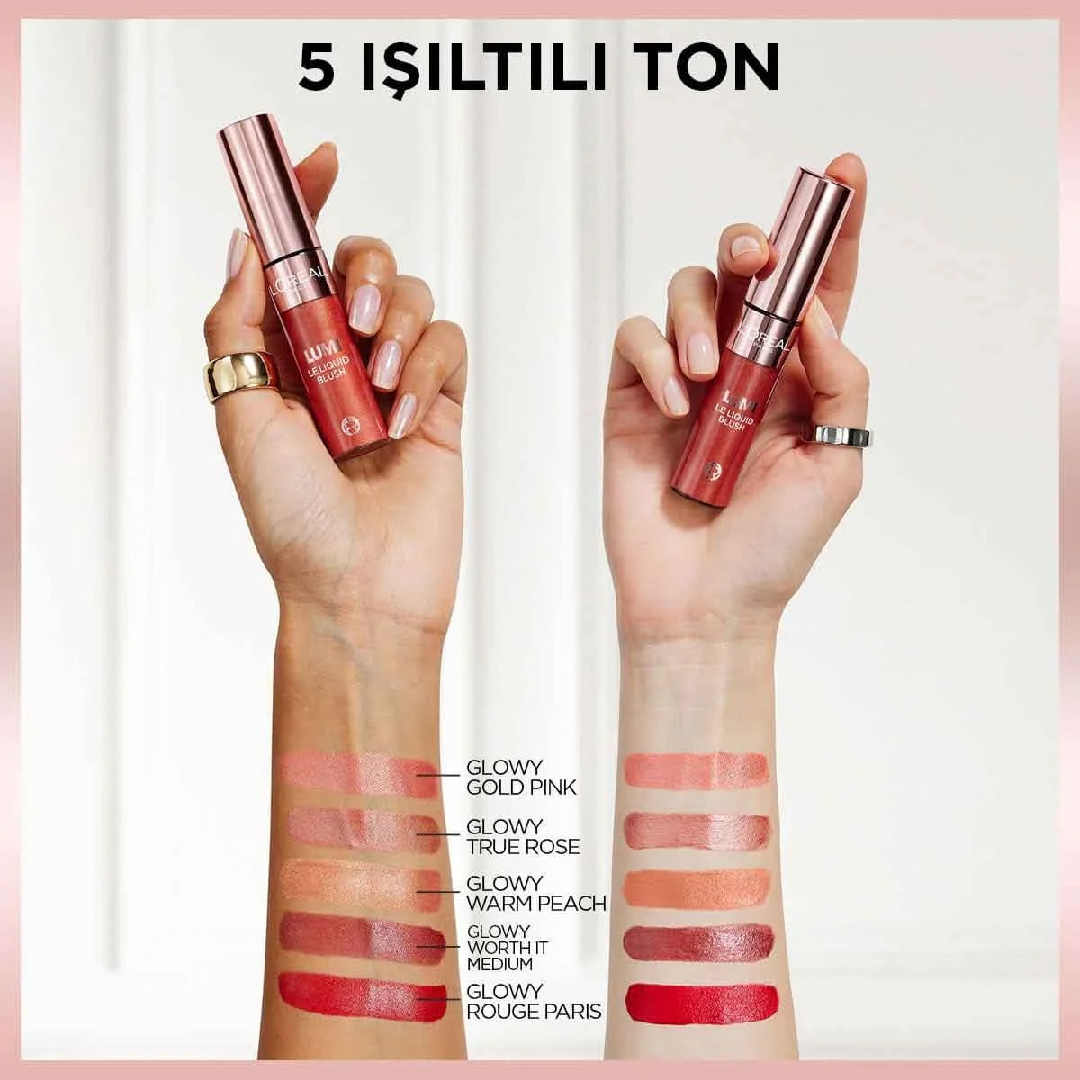 L’Oreal Paris Lumi Blush Likit Allık 635- Glowy Worth It Medium