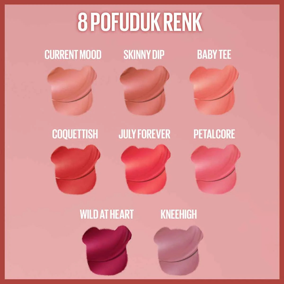 Maybelline Super Stay Teddy Tint Uzun Süre Kalıcı Likit Mat Tint 55-
Knee High